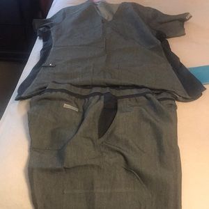 Grey scrub set excellent condition!